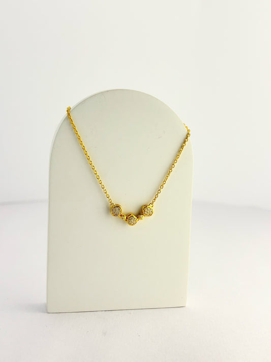 Golden Glow – Moissanite Charm Bracelet