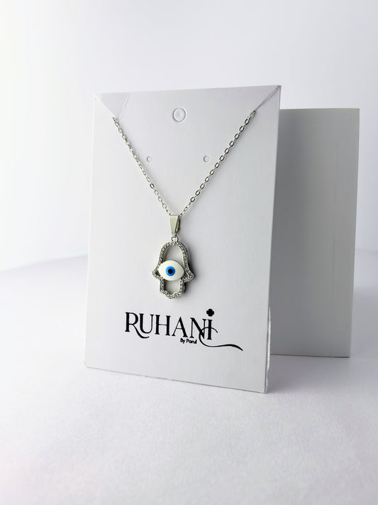 Hamsa Guardian – Evil Eye Necklace