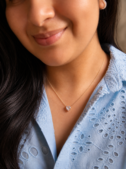 Eternal Heart Crystal Necklace