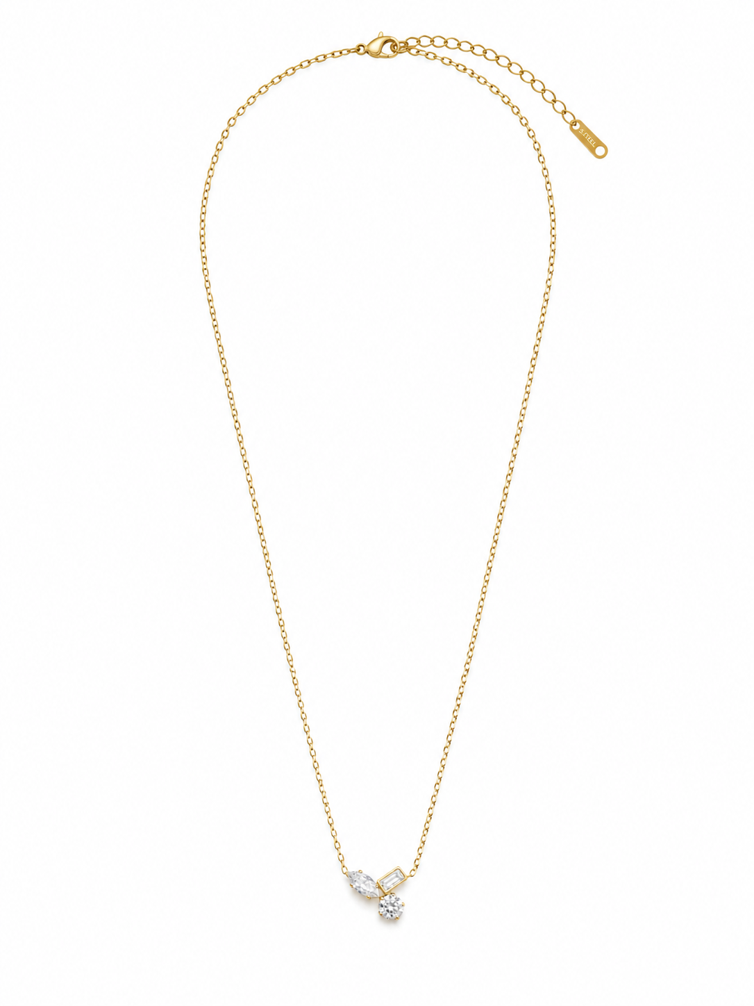 Luna Trio Crystal Necklace