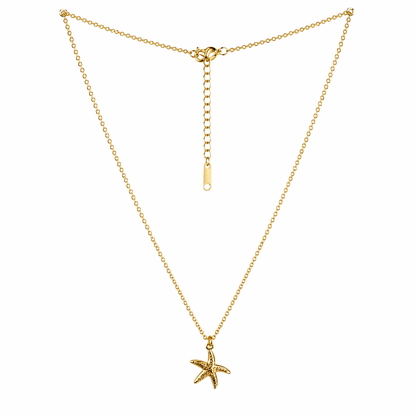 Golden Starfish Necklace