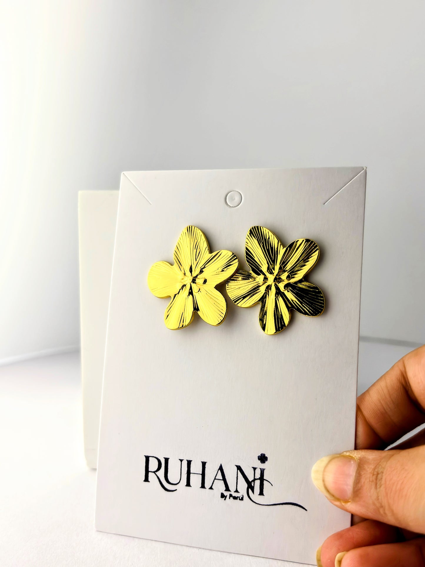 Golden Bloom Stud Earrings