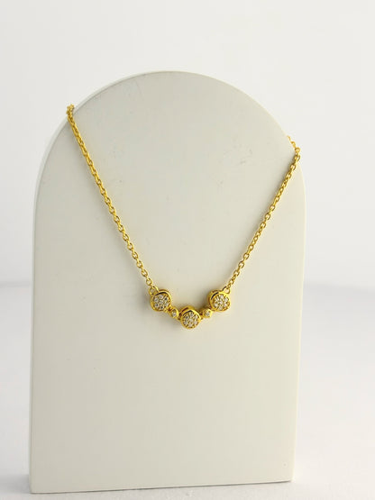 Golden Glow – Moissanite Charm Bracelet