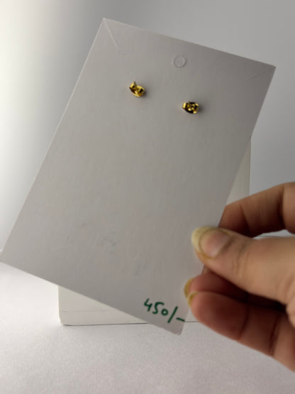 Golden Bloom Stud Earrings