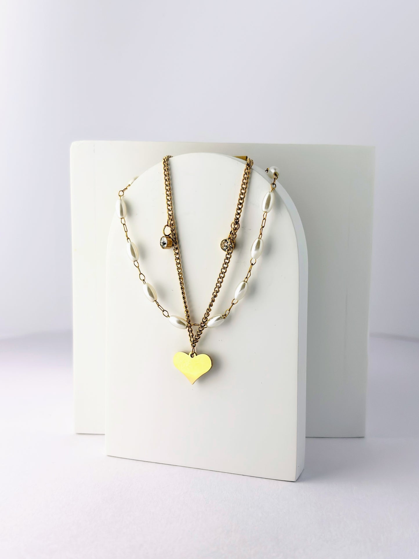 Heart pearl bracelets