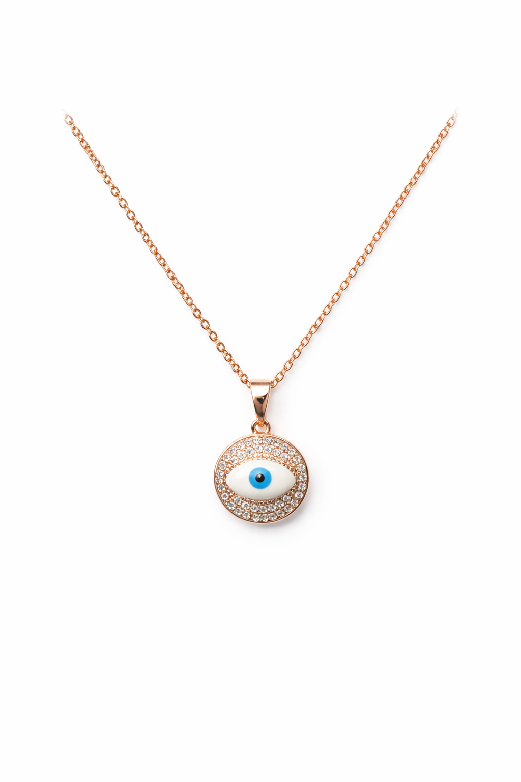 Blush Guardian – Evil Eye Necklace