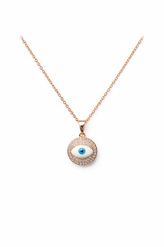 Blush Guardian – Evil Eye Necklace
