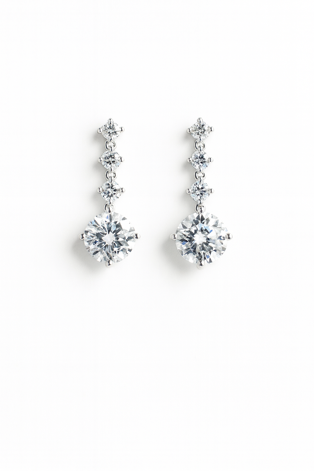 Starlight Drops – Moissanite Earrings