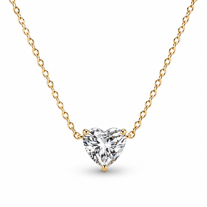 Eternal Heart Crystal Necklace