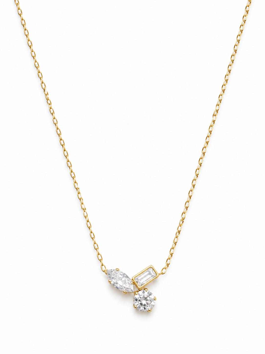 Luna Trio Crystal Necklace