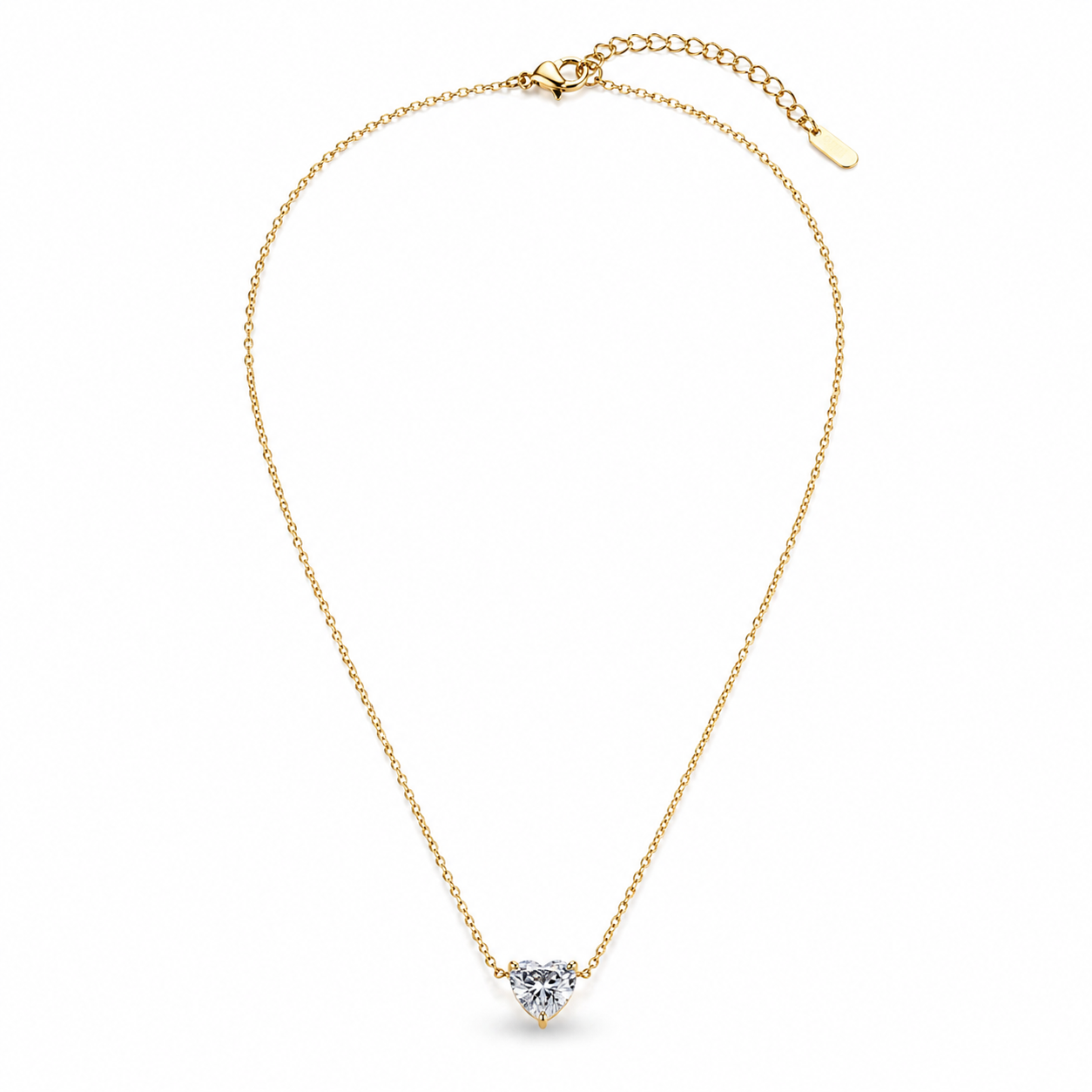 Eternal Heart Crystal Necklace